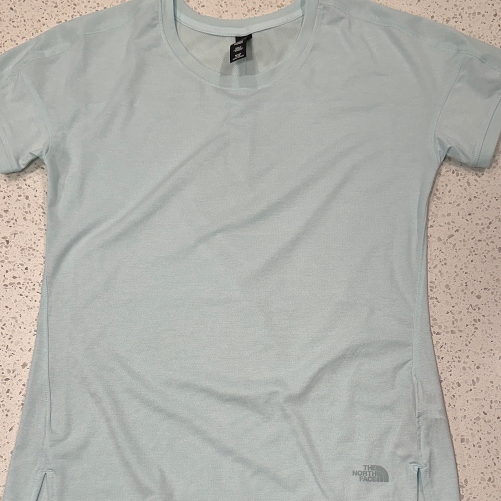 The North Face Women's Sky Blue Short Sleeve Tee